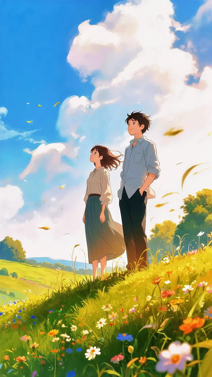 Capturing Memories Under the Ghibli Sky 📸☁️