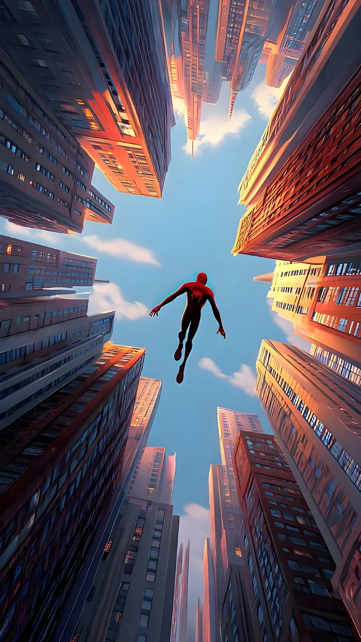 Spiderman anime full hd android wallpaper