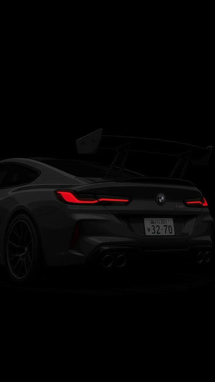 Black BMW M4 Wallpaper 4K