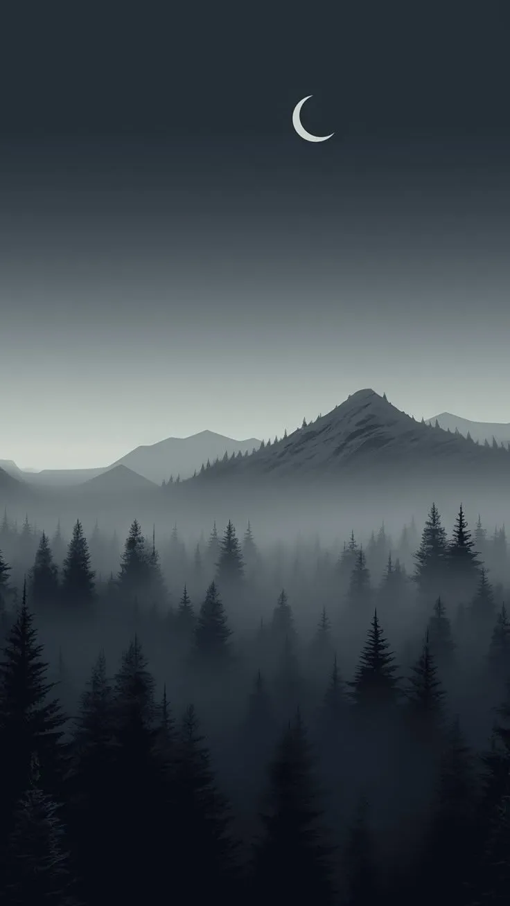 Misty Mountain Wallpaper 4K