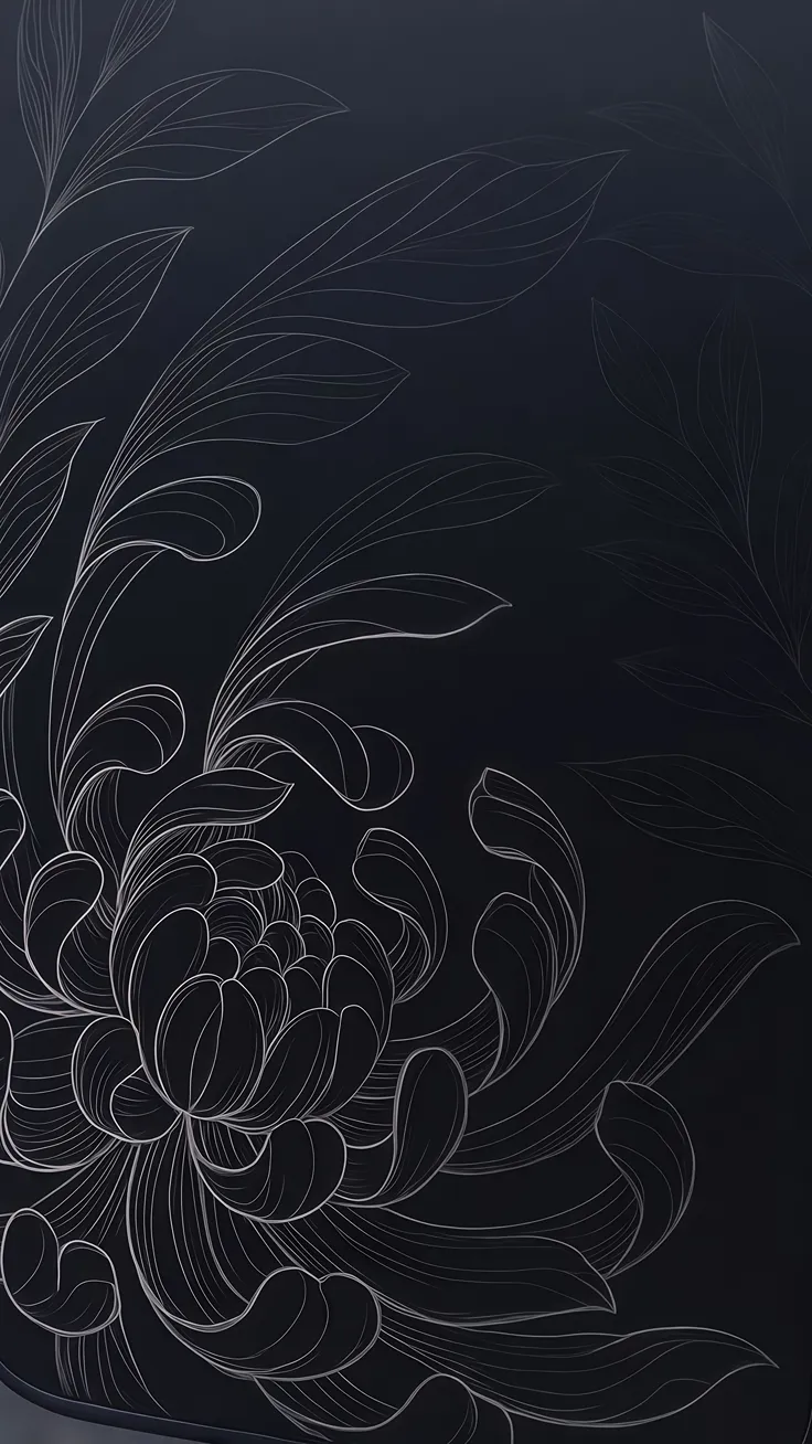 Dark Floral iphone 4k Wallpaper