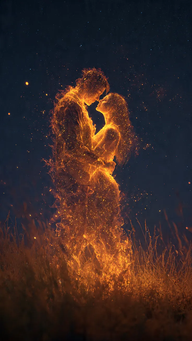 Two souls burning in the same light