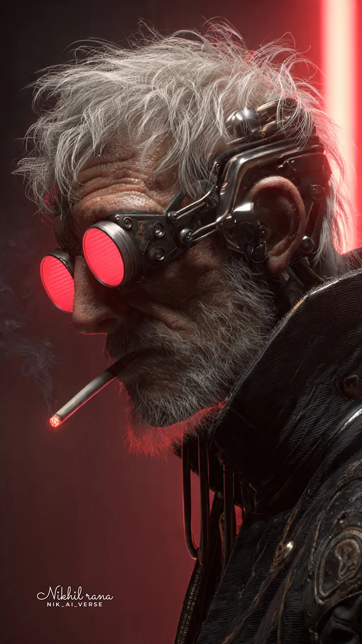 Painted in red fueled by the shadows