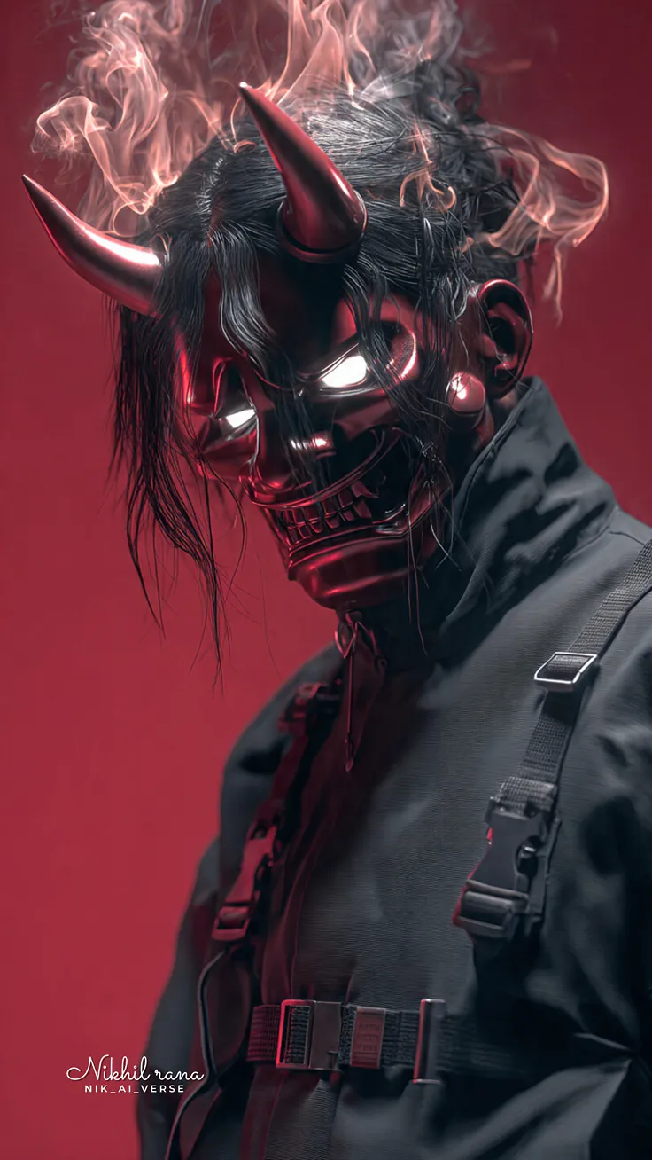 Painted in red fueled by the shadows