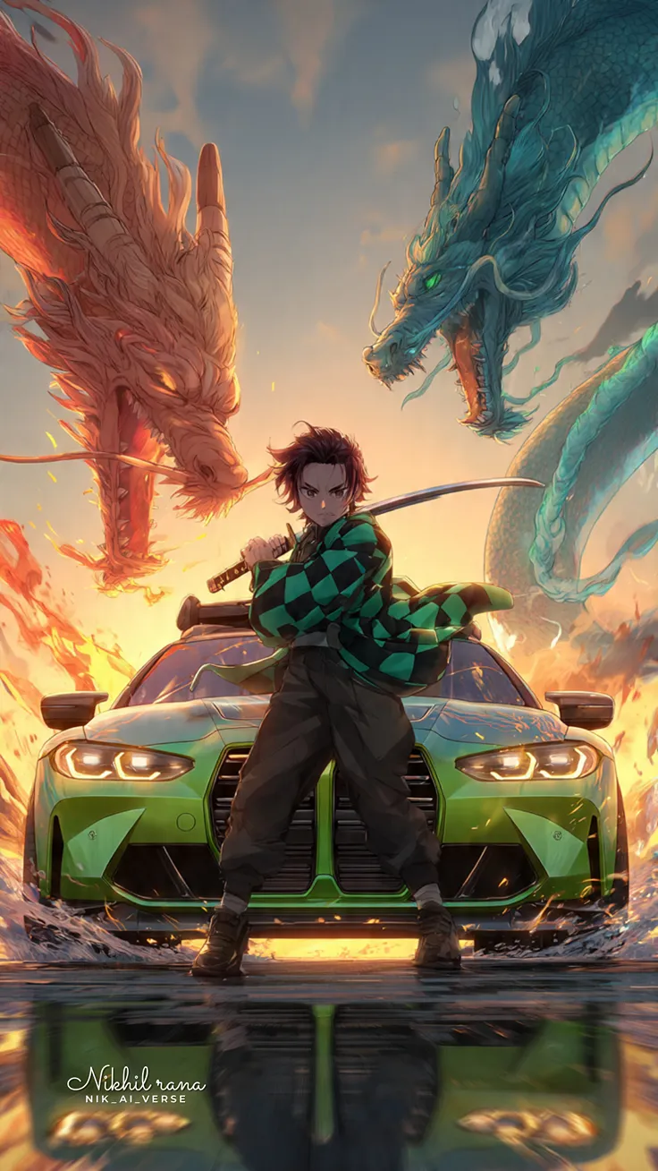 BMW M4 Anime Multiverse Legendary Heroes & High Performance Engineering