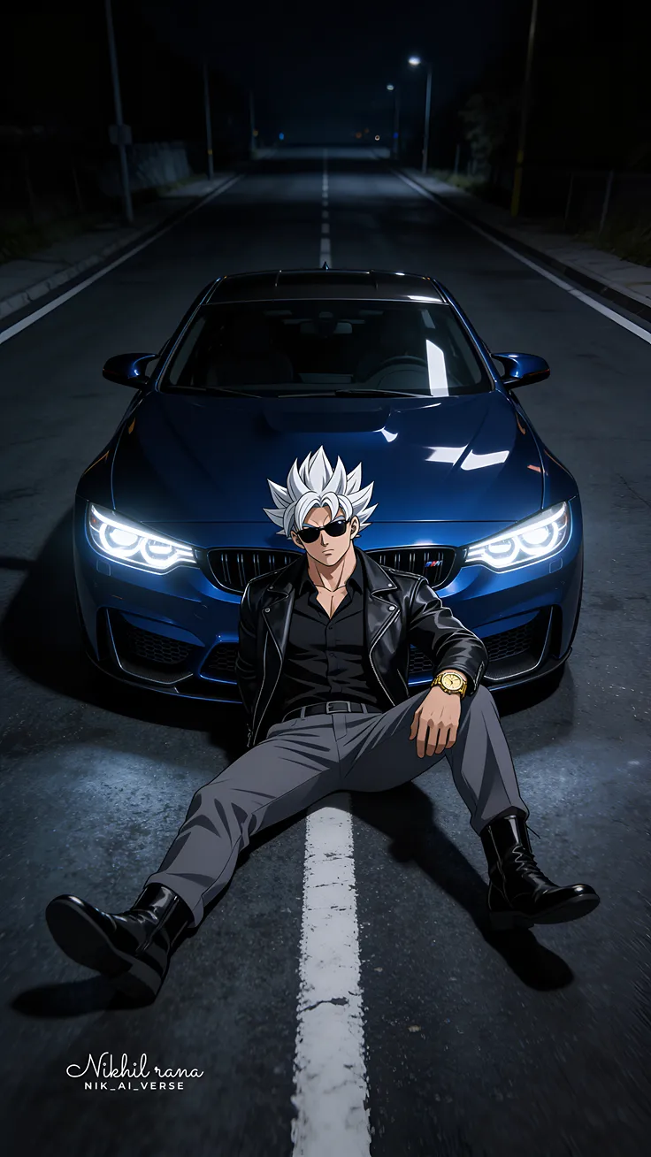 The Saiyan Standard Ultra Instinct Goku meets the BMW M4