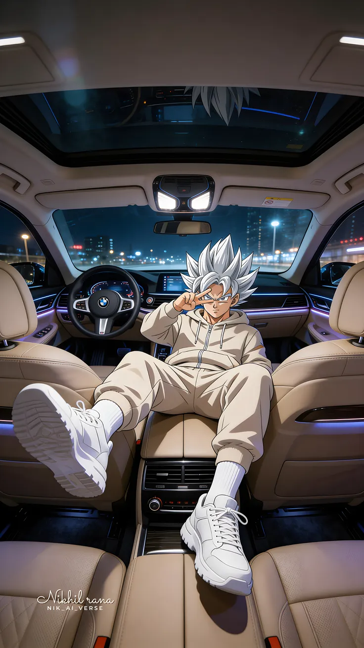 The Saiyan Standard Ultra Instinct Goku meets the BMW M4