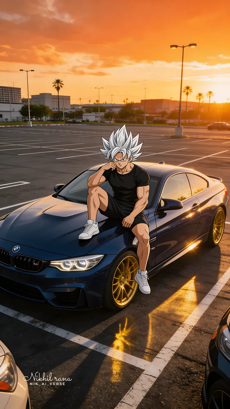 The Saiyan Standard Ultra Instinct Goku meets the BMW M4