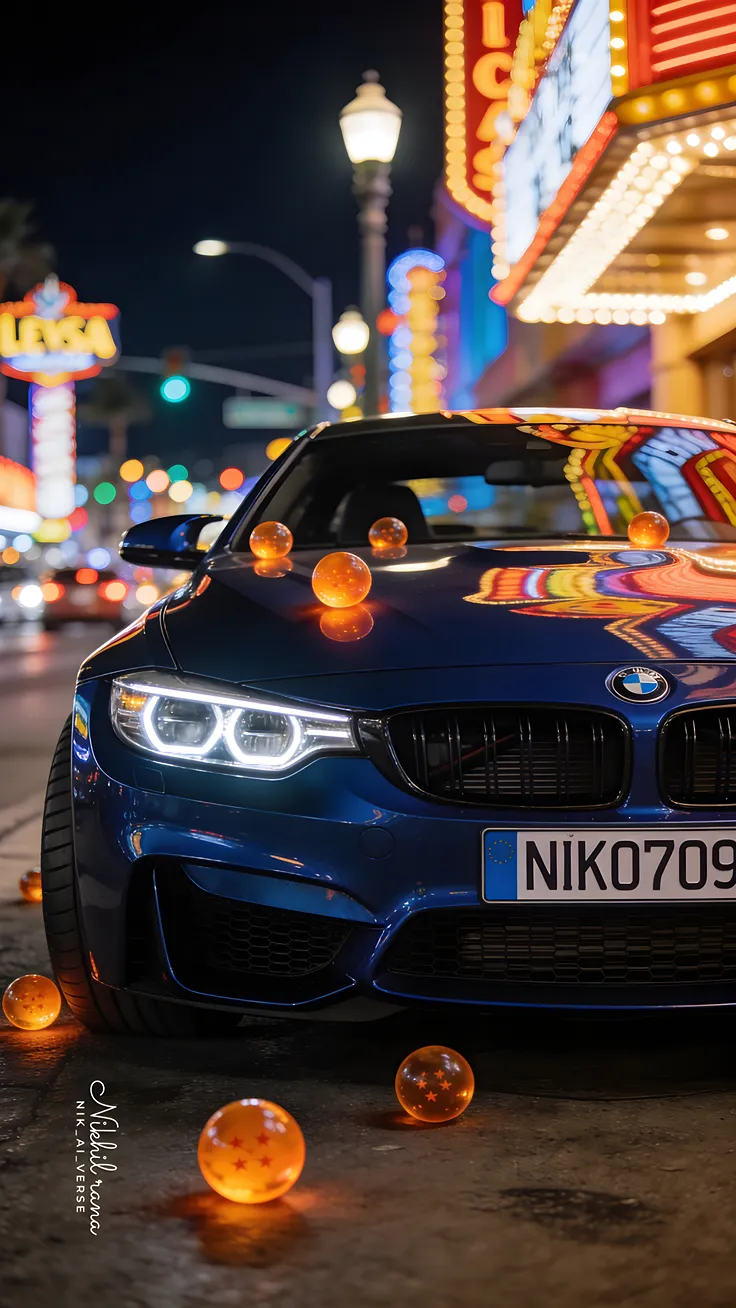 The Saiyan Standard Ultra Instinct Goku meets the BMW M4