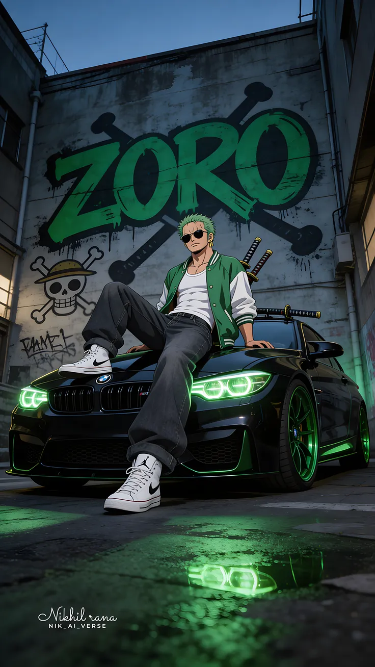 ZORO X BMW M4 THE ULTIMATE ANIME CAR CROSSOVER