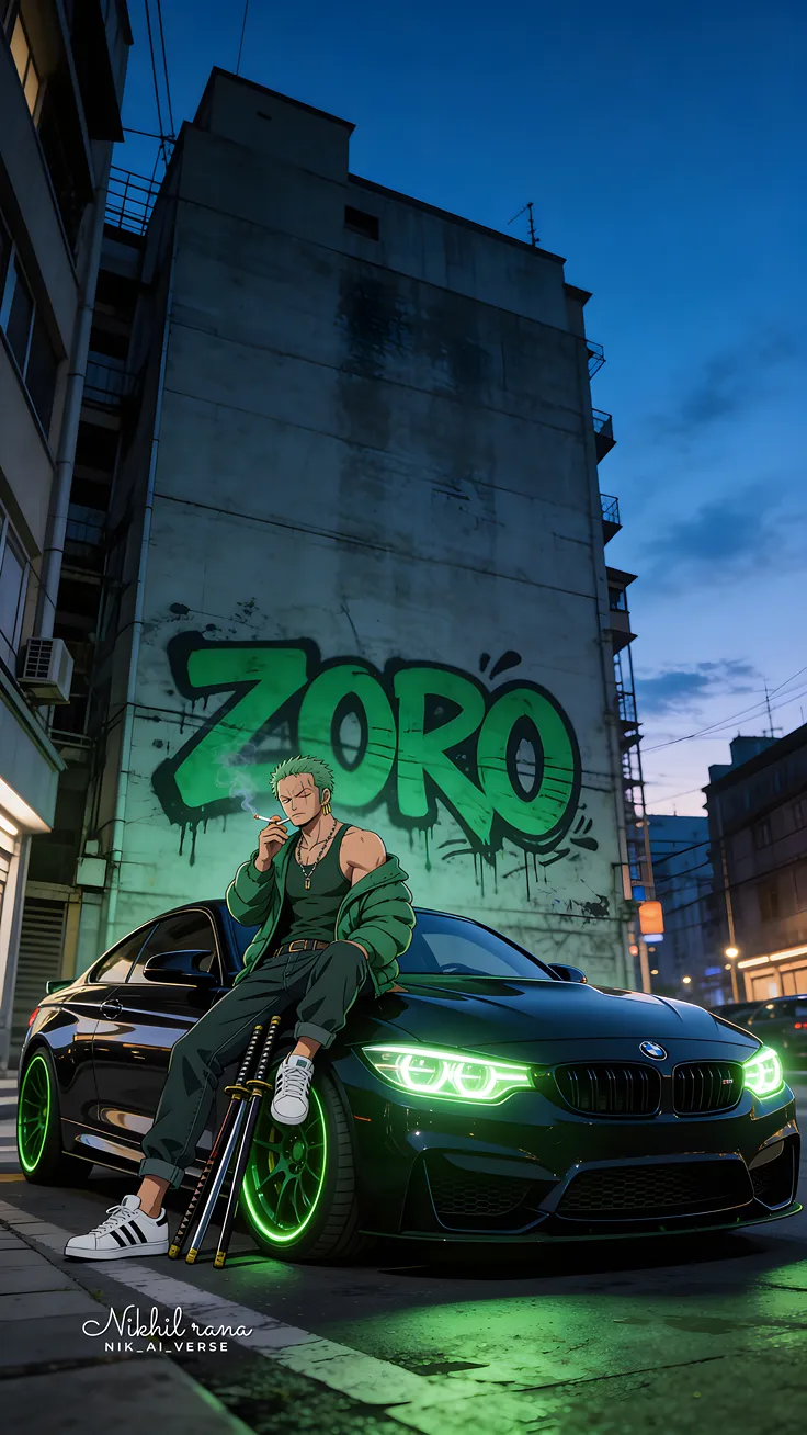 ZORO X BMW M4 THE ULTIMATE ANIME CAR CROSSOVER