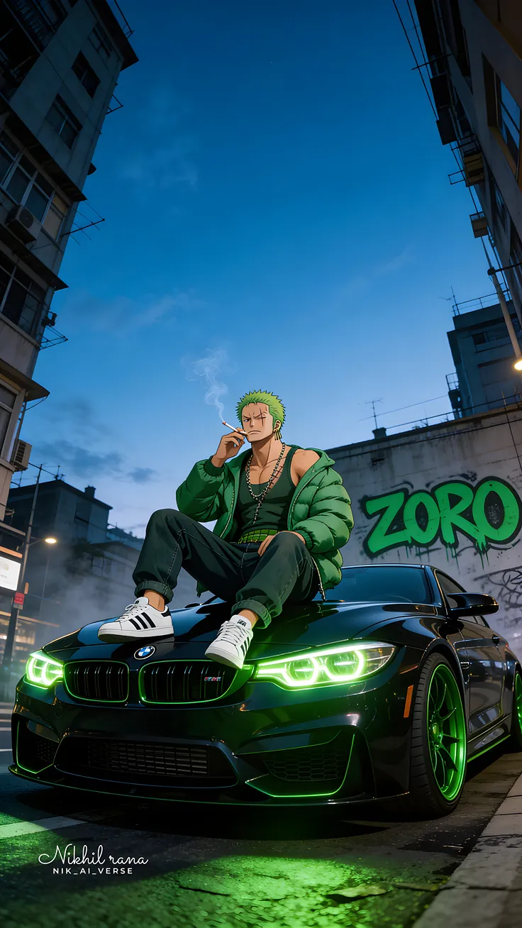 ZORO X BMW M4 THE ULTIMATE ANIME CAR CROSSOVER