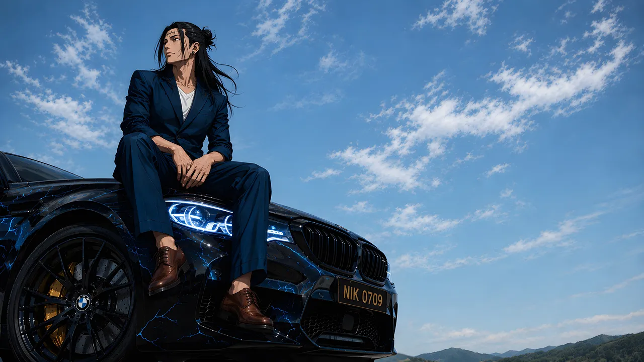JJK x BMW M5 HD Wallpapers