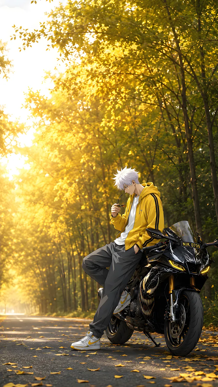 Anime x bike hd wallpaper
