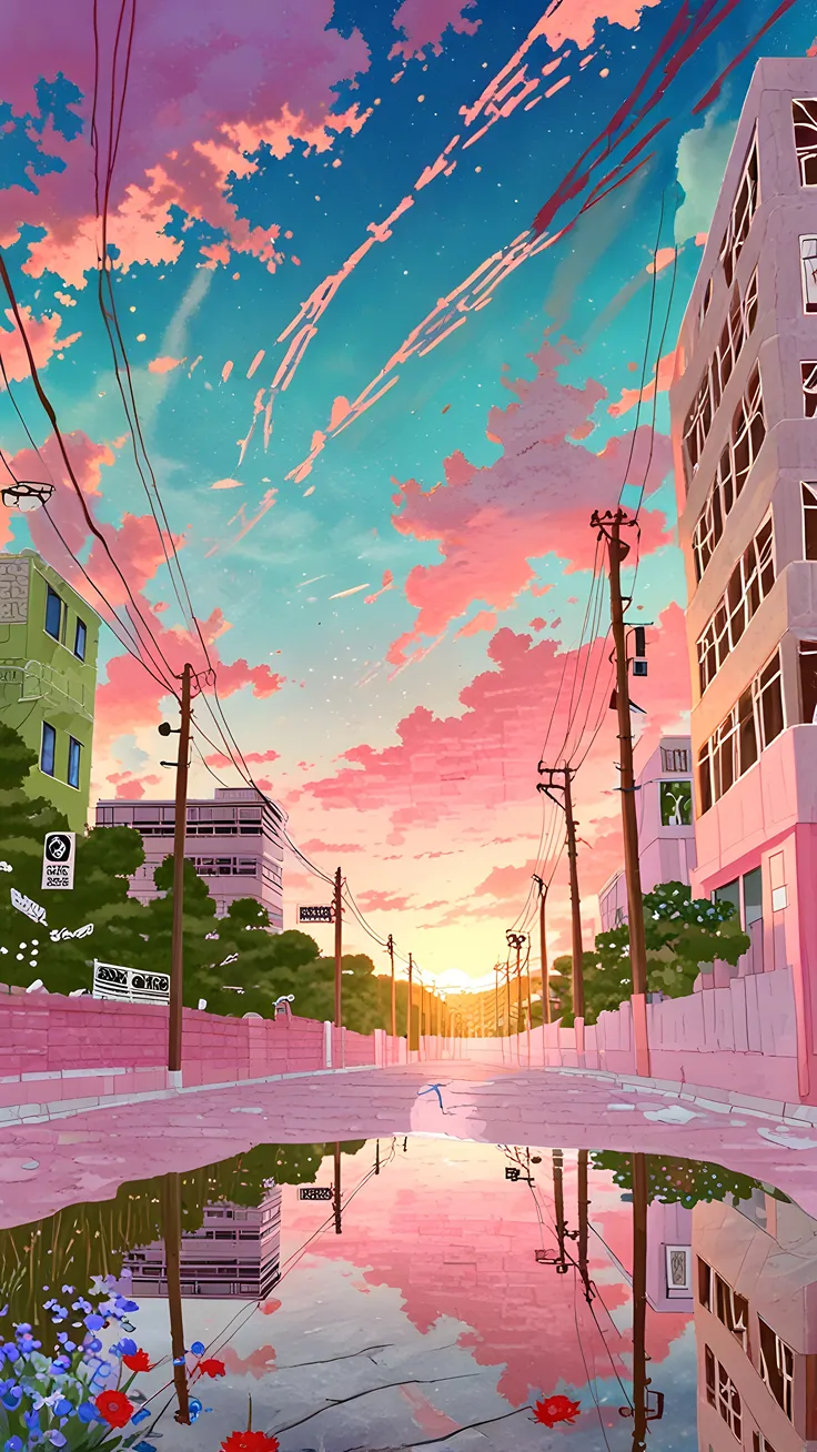 Pastel lofi wallpaper