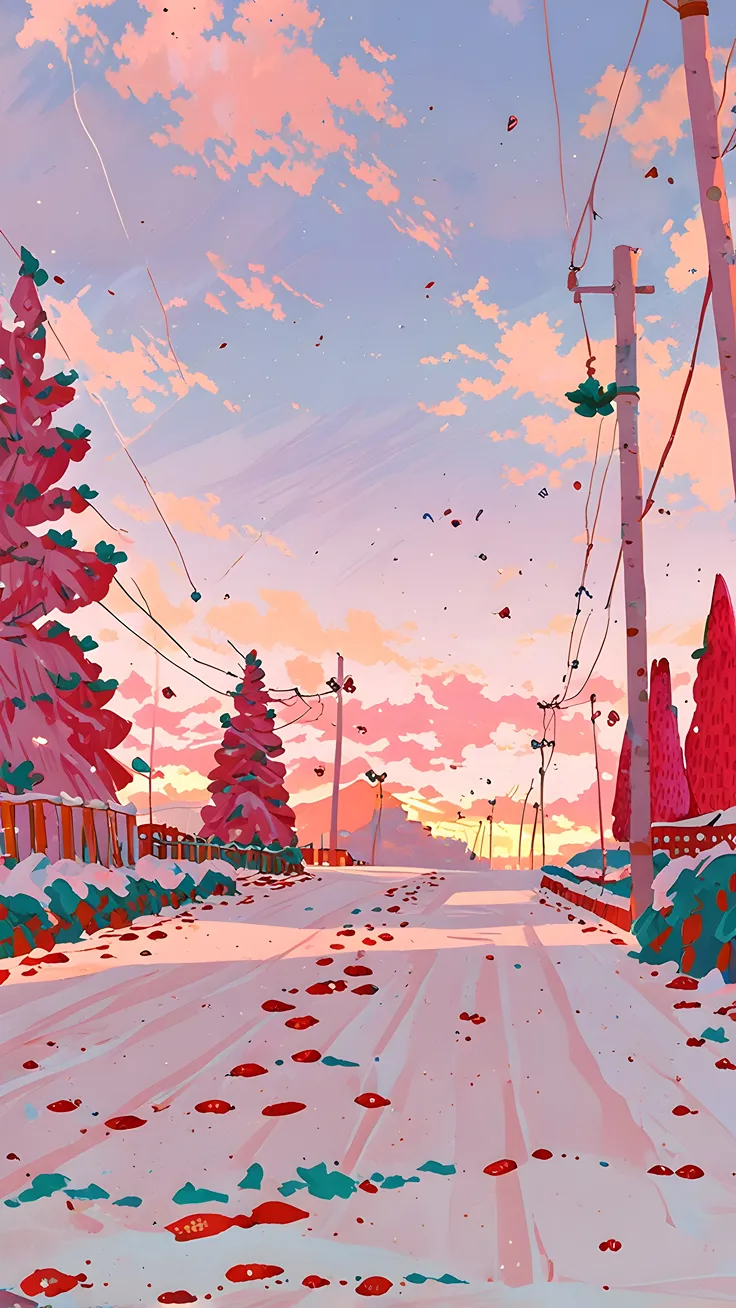 Soft pastel lofi background