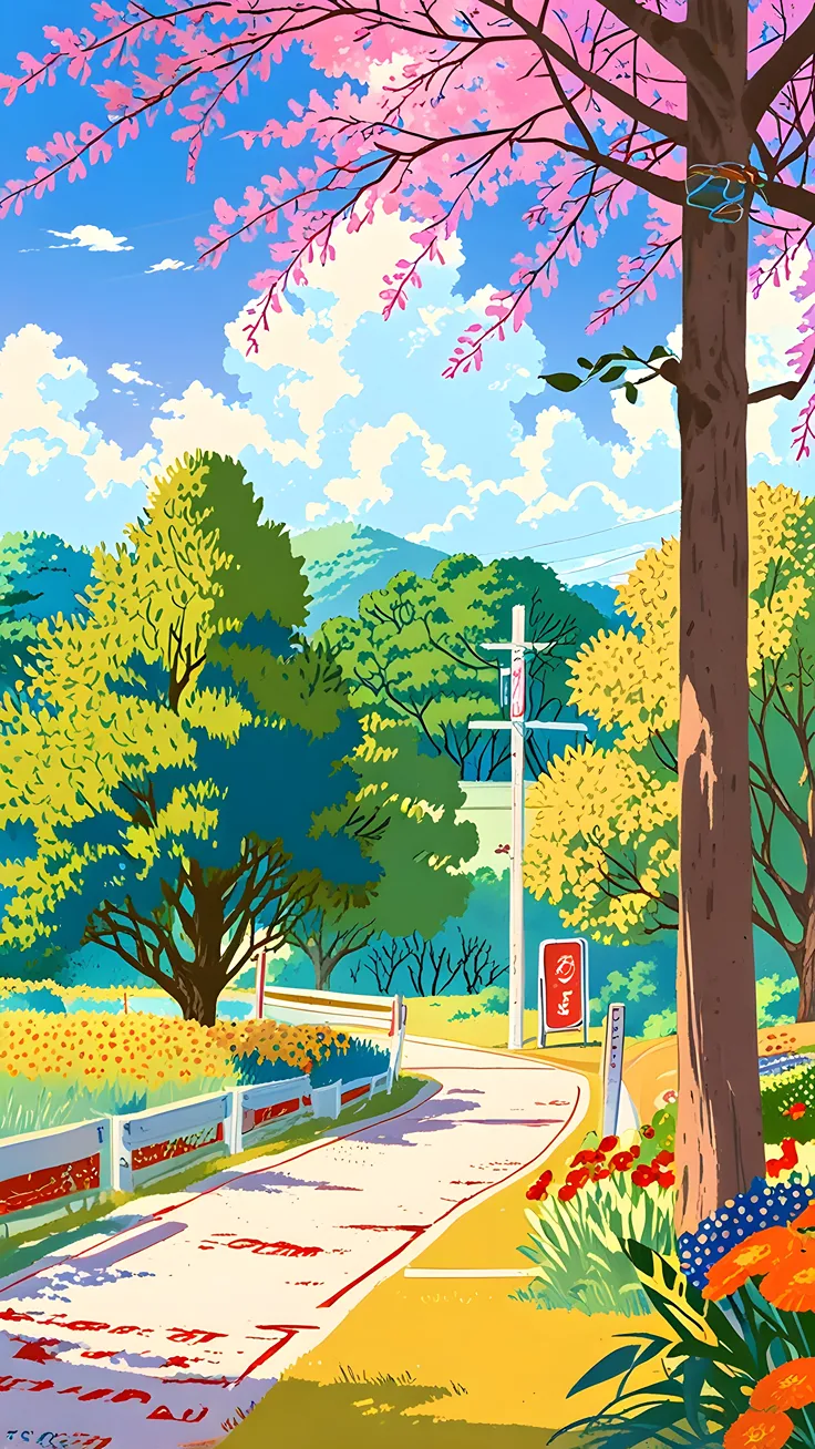 Cute anime lofi wallpaper