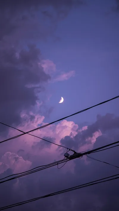 ✨ Ever wondered how the sky tells its own story 🌙💜