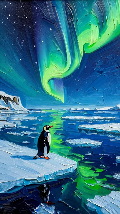 He Made it! ❄️🐧✨