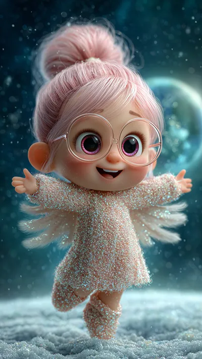 Cute chibi fairy girl