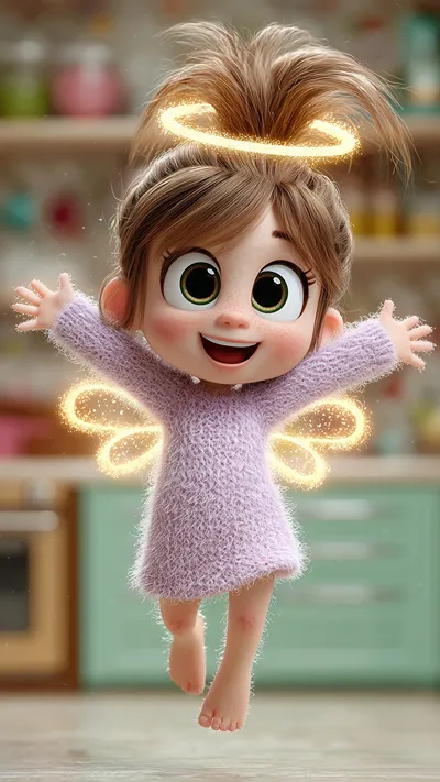 Cute chibi fairy girl