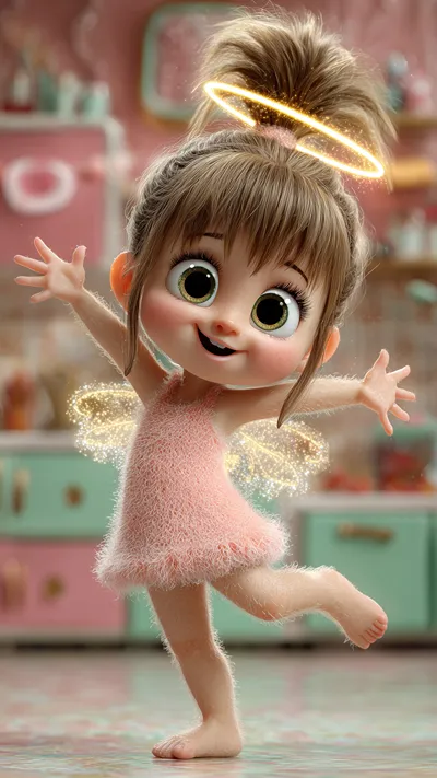 Cute chibi fairy girl