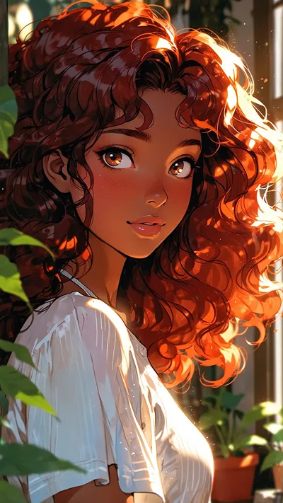 Red Hair Girl HD Wallpaper