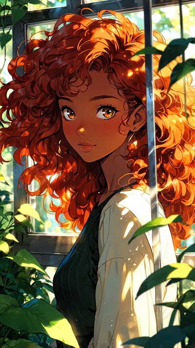 Red Hair Girl HD Wallpaper