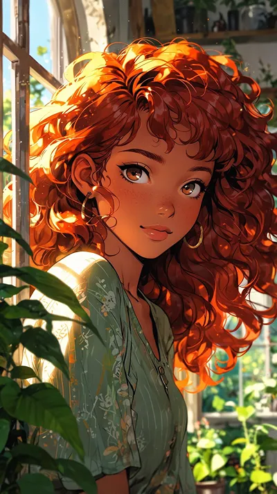 Red Hair Girl HD Wallpaper