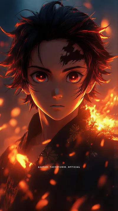 Tanjiro Flame of Determination
