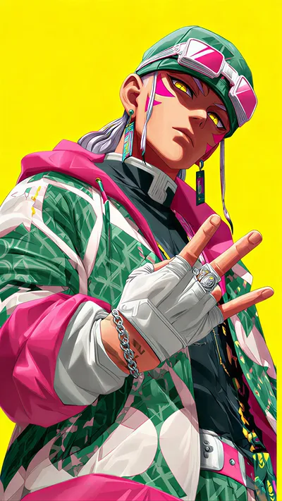 Tengen Uzui Anime Street Drip Demon Slayer Aesthetic 4K Wallpaper