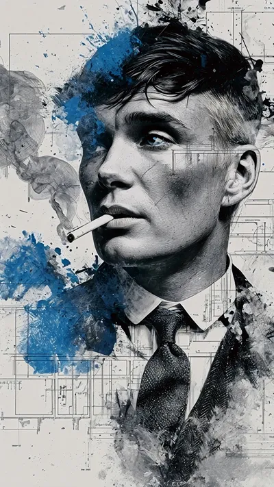  Tommy Shelby Peaky Blinders AI Cinematic Art
