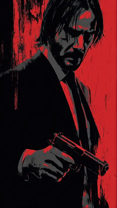 Silent rage deadly focus cinematic dark warrior walking alone through chaos and fire