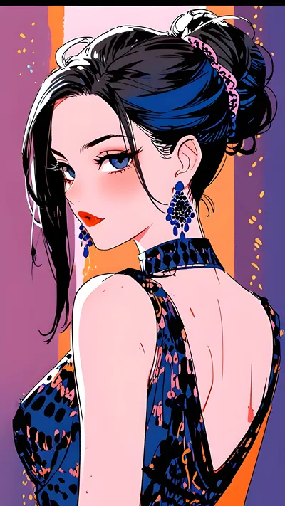 Aggressive anime girl