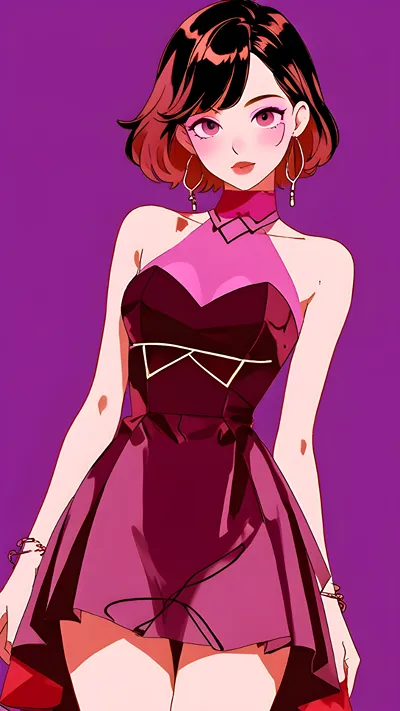 Pretty anime girl wallpaper 