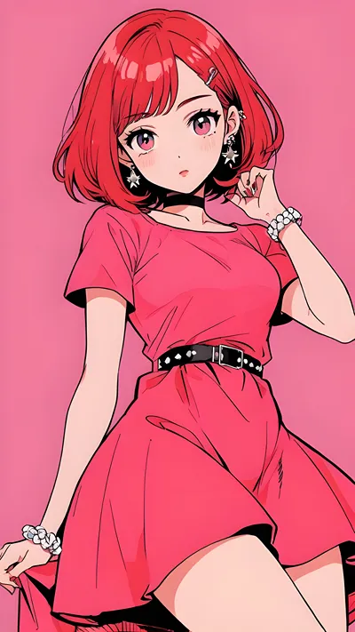 Cute anime girl wallpaper 