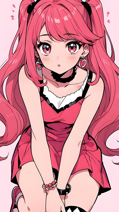 Cute anime girl wallpaper 