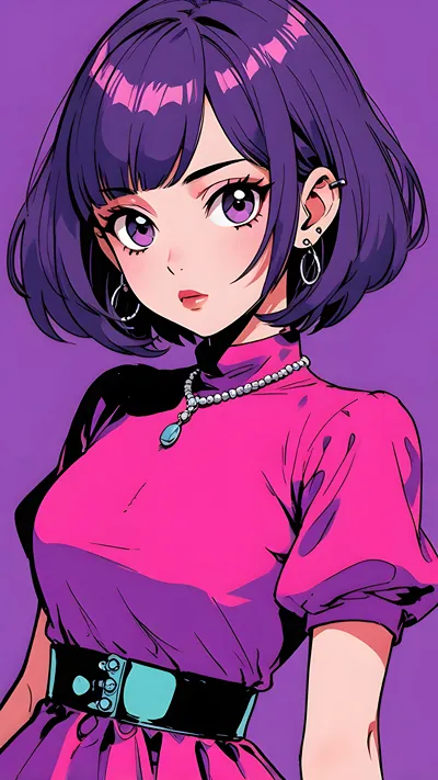 Pop anime girl wallpaper 