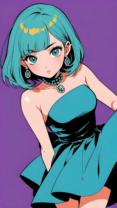 Pop anime girl wallpaper 