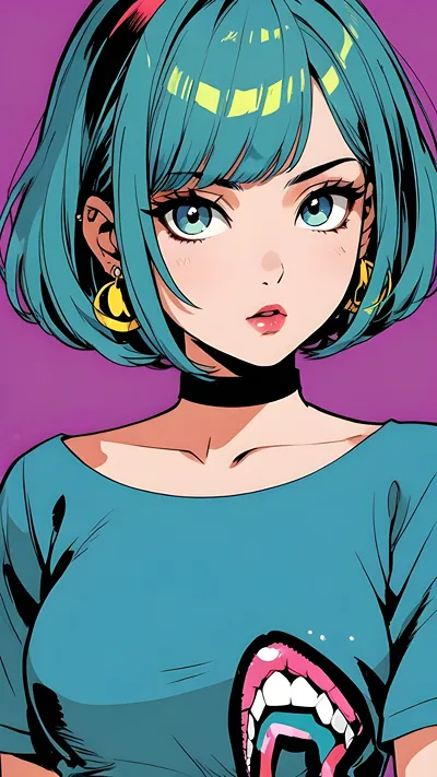 Sassy anime girl wallpaper 