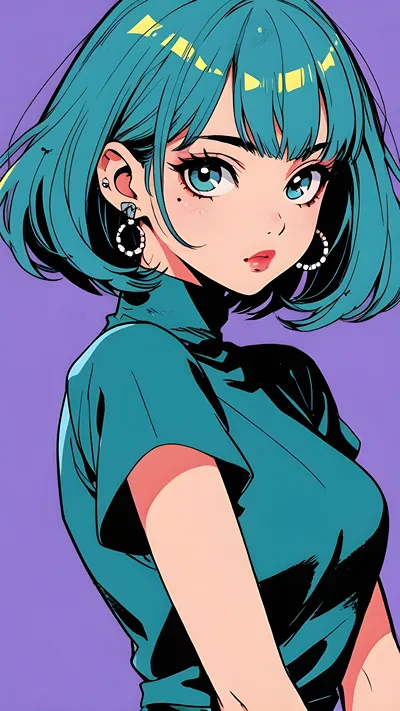 Sassy anime girl wallpaper 