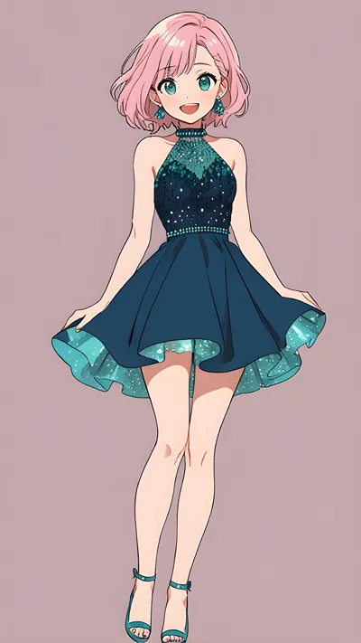 Cute little anime girl wallpaper 