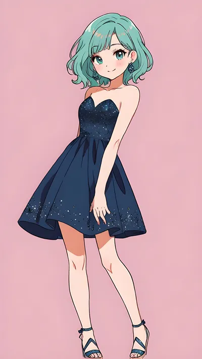 Cute anime girl wallpaper 