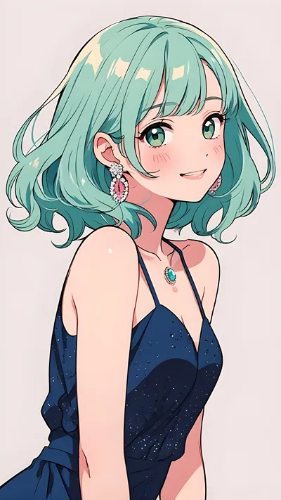 Cute anime girl wallpaper 