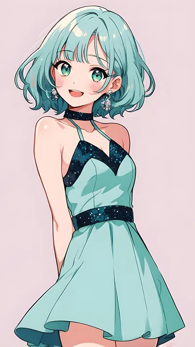 Sweet anime girl wallpaper 