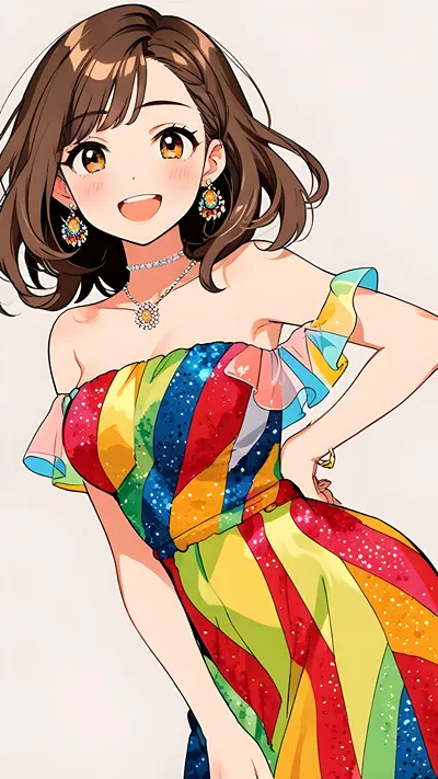 Sweet sunny anime girl 