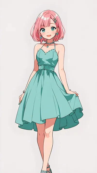 Cute anime girl wallpaper 