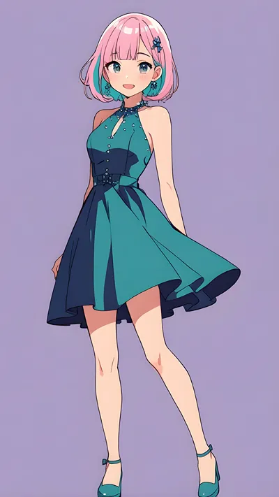 Pretty anime girl wallpaper 