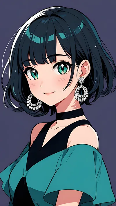 Cute anime girl wallpaper 