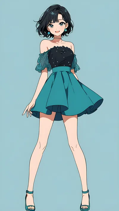 Cute anime girl wallpaper 